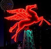 Neon Pegasus at Omni Hotel Dallas